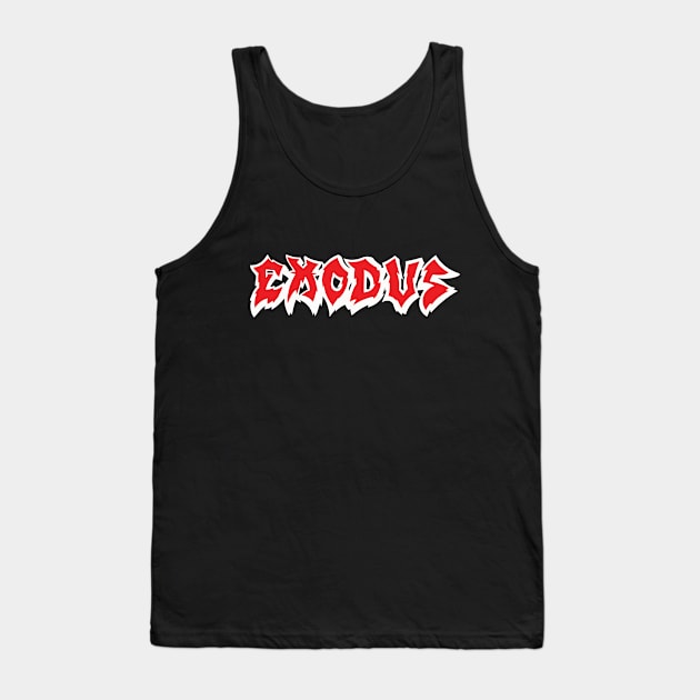 Exodus band Tank Top by Beata Lazaro